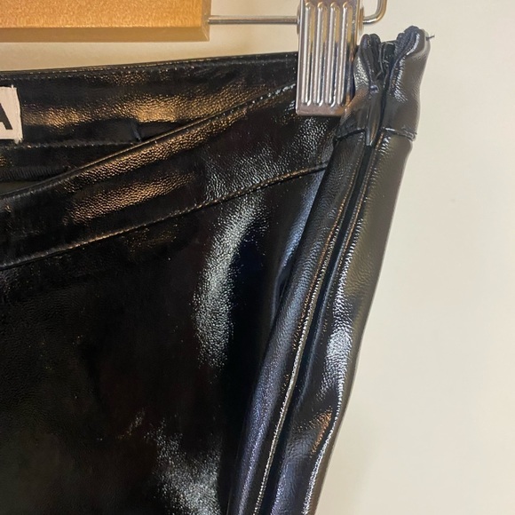 I.Am.Gia. Mob Wife Polyurethane Faux Leather Skinny Ankle Pants - Picture 3 of 8